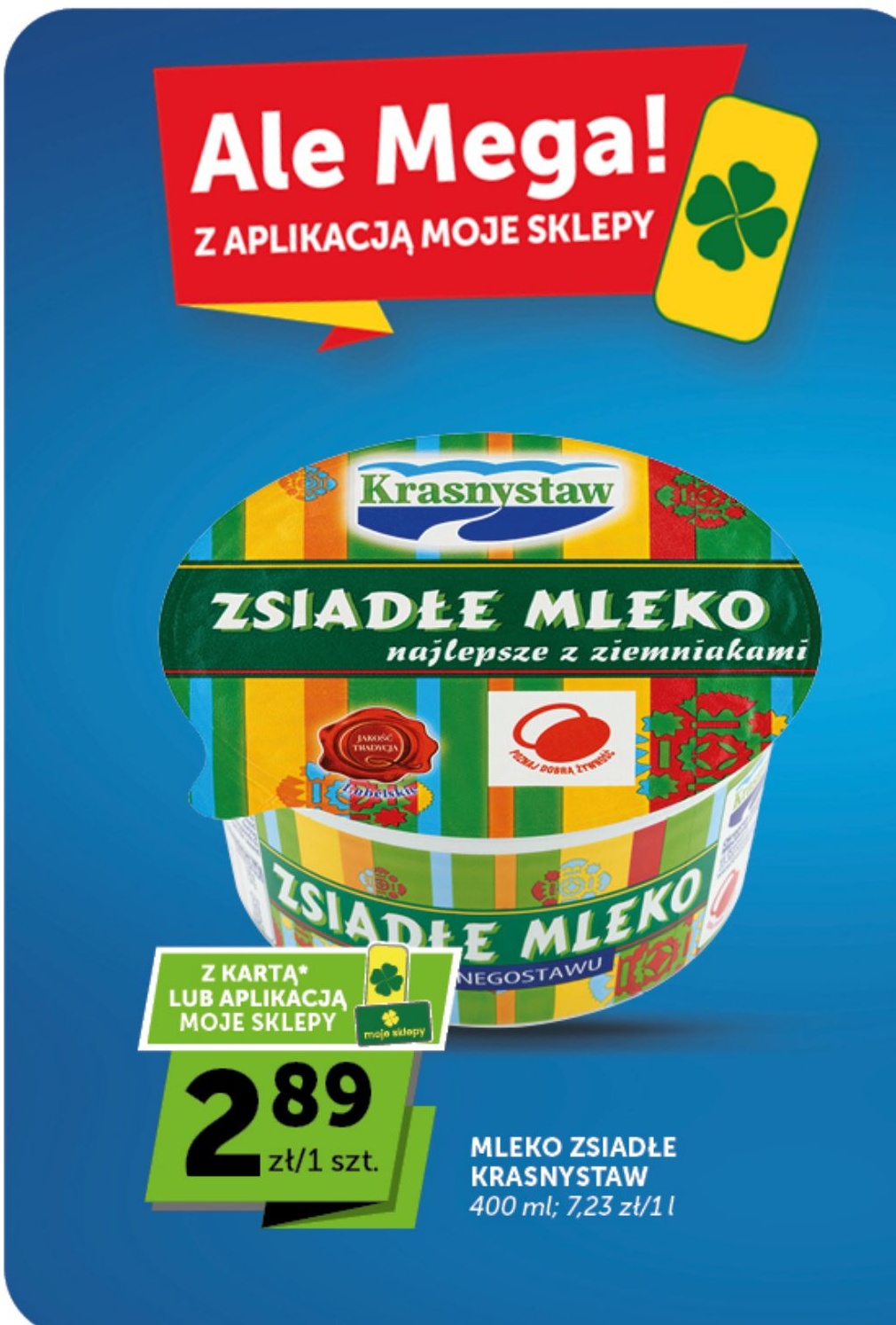 Mleko zsiadłe w ofercie sklepu groszek