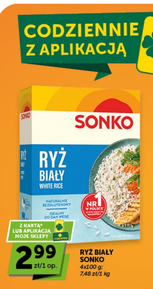 Ryż biały Sonko w ofercie sklepu groszek