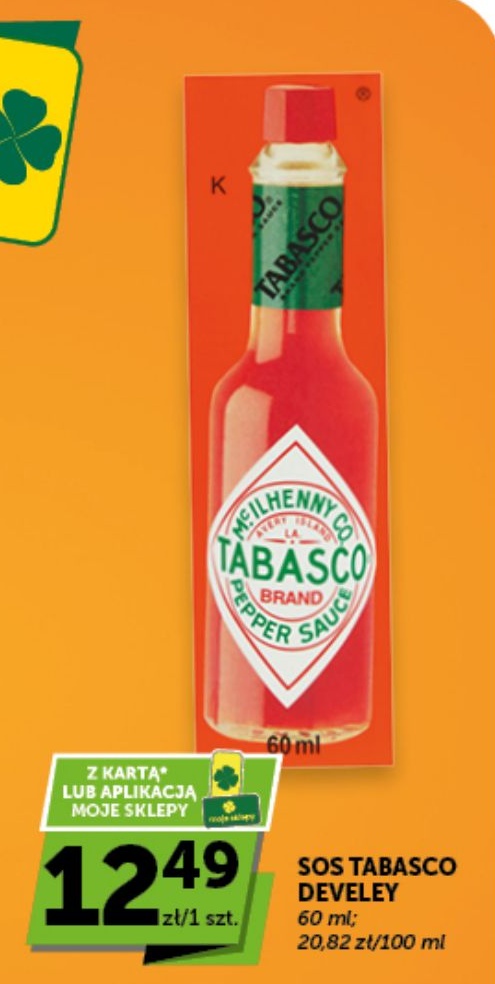 Sos Tabasco Develey w ofercie sklepu groszek
