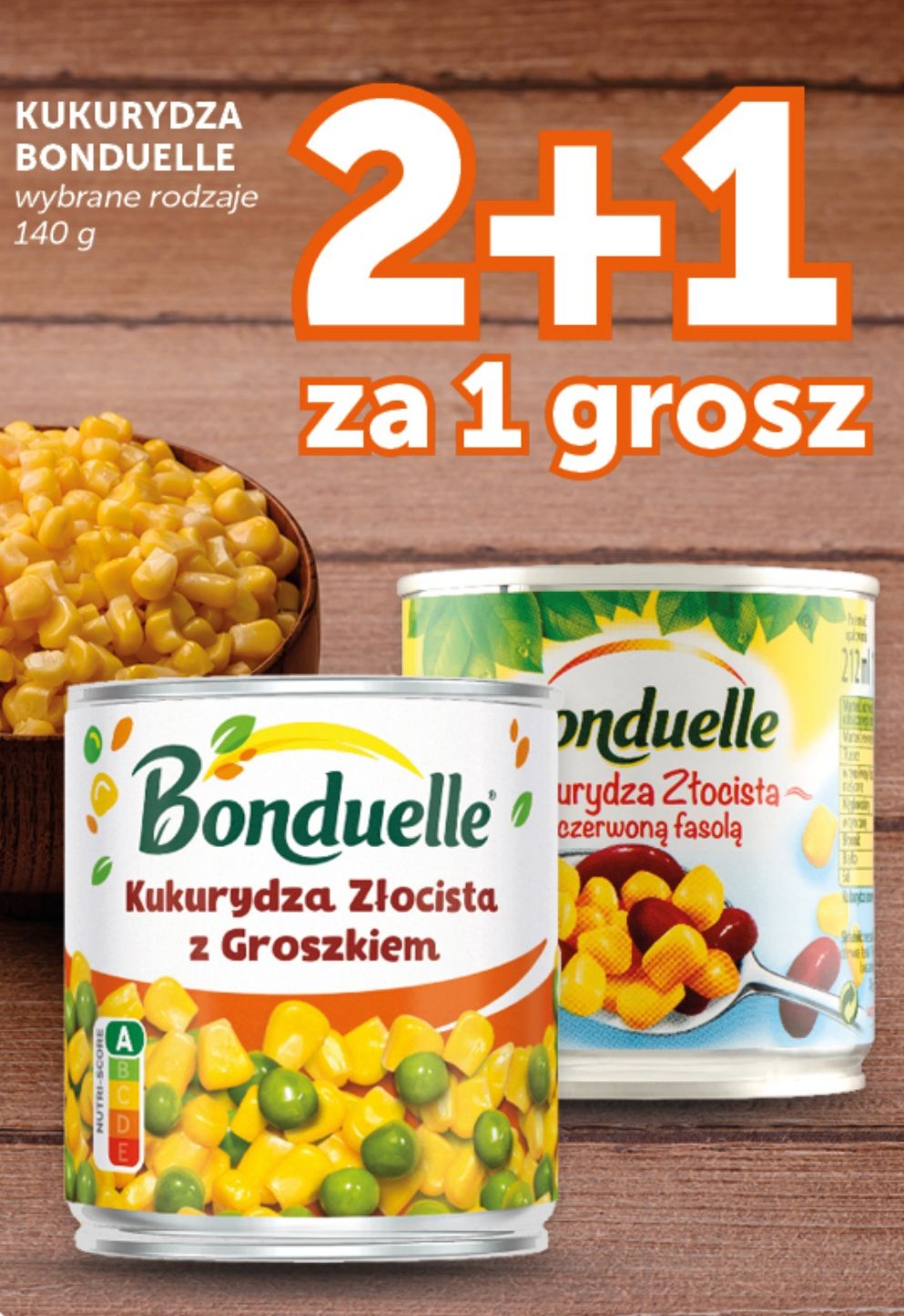 kukurydza Bonduelle w ofercie sklepu groszek