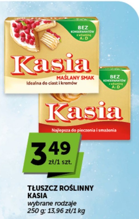 Tłuszcz roślinny Kasia w ofercie sklepu groszek