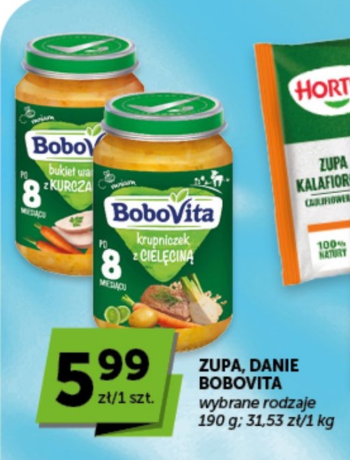 Zupa, danie Bobovita w ofercie sklepu groszek