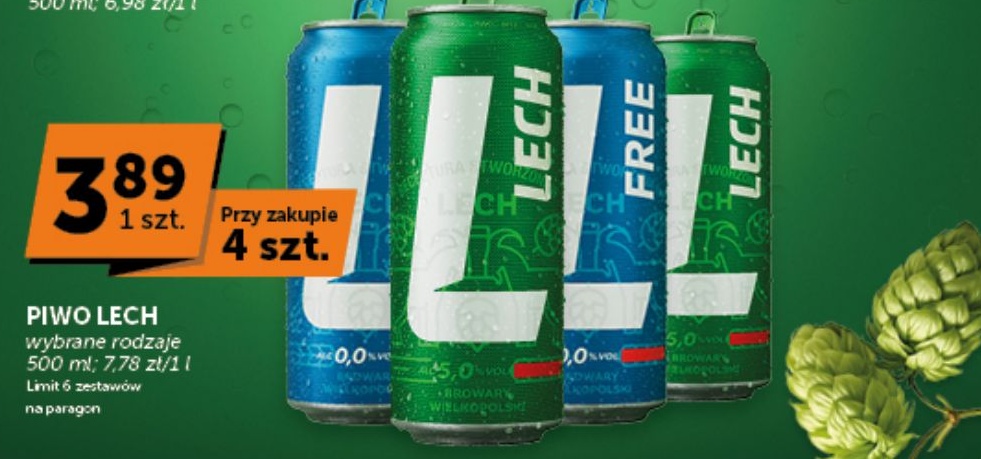 Piwo Lech w ofercie sklepu groszek