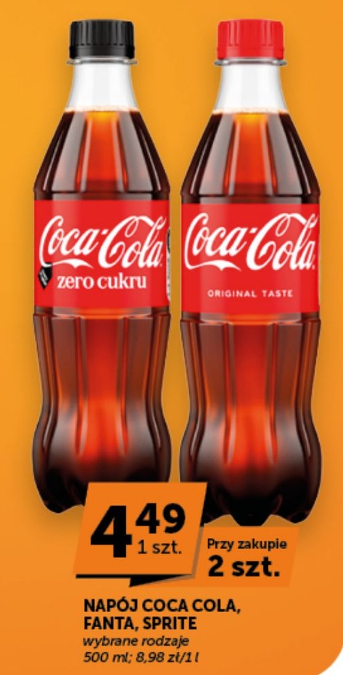 Napój Coca-Cola w ofercie sklepu groszek