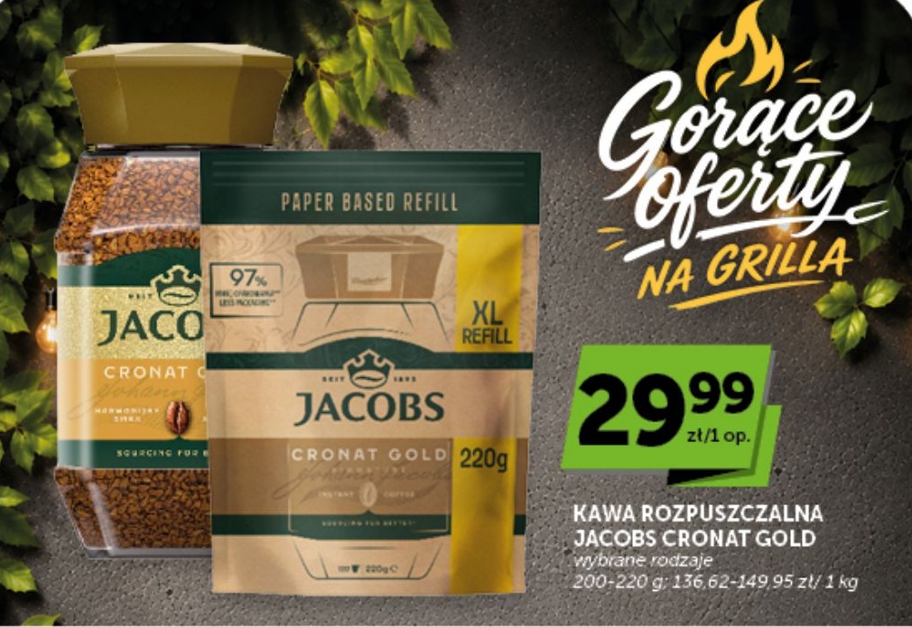 Kawa rozpuszczalna CRONAT GOLD w ofercie sklepu groszek
