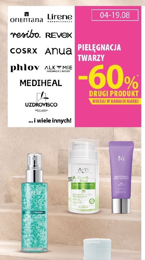 pielęgnacja twarzy w ofercie sklepu hebe