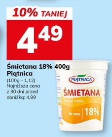 Śmietana 18% w ofercie sklepu Hitpol