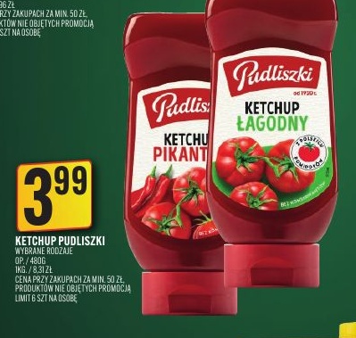 Ketchup Pudliszki w ofercie sklepu Jan