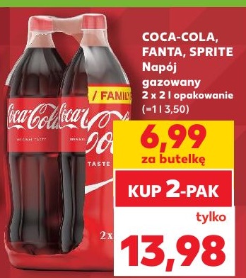 Napój gazowany Coca Cola w ofercie sklepu Kaufland