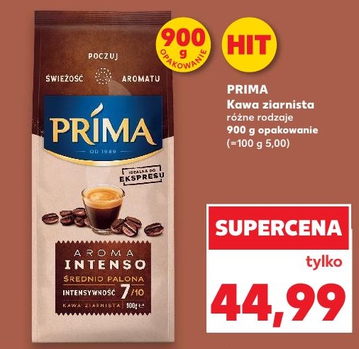 Kawa ziarnista w ofercie sklepu Kaufland