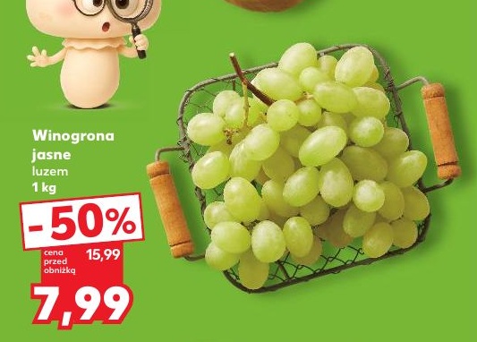 Winogrona jasne w ofercie sklepu Kaufland