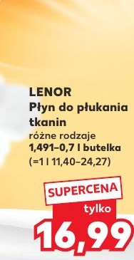 Płyn do płukania tkanin Lenor w ofercie sklepu Kaufland