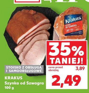 Szynka od Szwagra Krakus w ofercie sklepu Kaufland