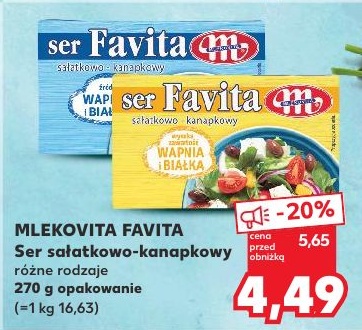 Ser Favita w ofercie sklepu Kaufland