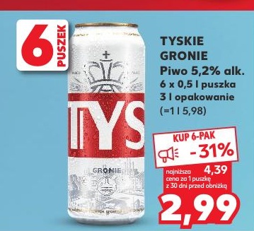 Tyskie Gronie w ofercie sklepu Kaufland