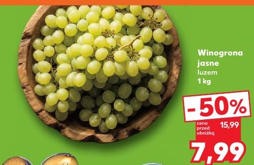 Winogrona jasne w ofercie sklepu Kaufland