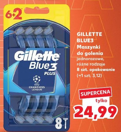 Gillette Blue3 w ofercie sklepu Kaufland