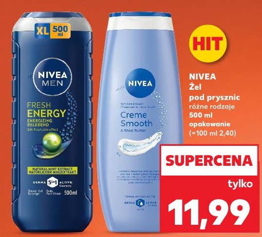 Żel pod prysznic NIVEA w ofercie sklepu Kaufland