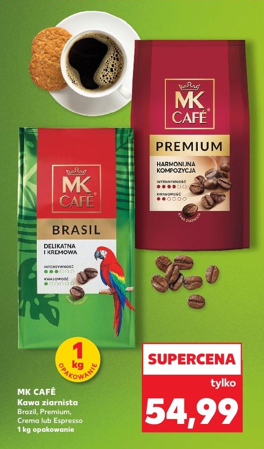 Kawa ziarnista MK Café w ofercie sklepu Kaufland
