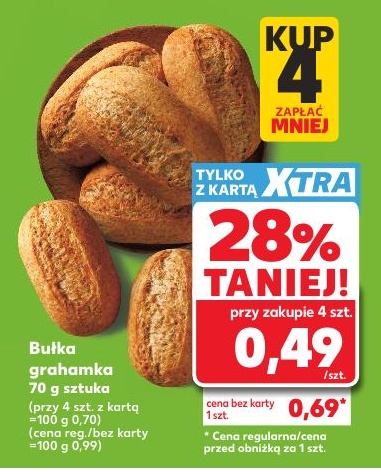 Bułka grahamka w ofercie sklepu Kaufland