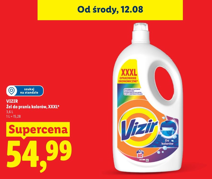 Żel do prania kolorów w ofercie sklepu LIDL