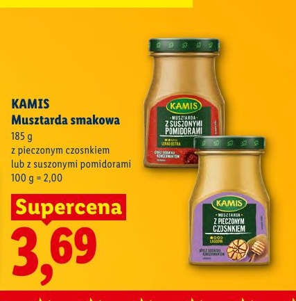 Musztarda smakowa Kamis w ofercie sklepu LIDL