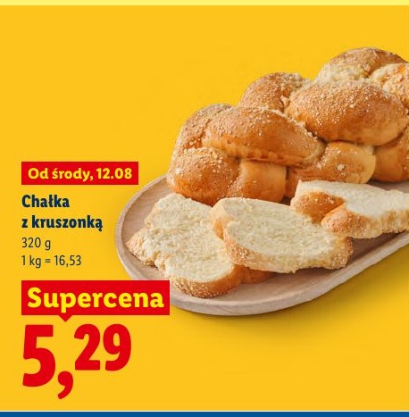 Chałka z kruszonką w ofercie sklepu LIDL