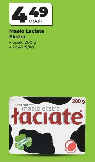 Masło ekstra Łaciate w ofercie sklepu Odido