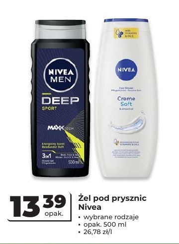 Żel pod prysznic NIVEA w ofercie sklepu Odido