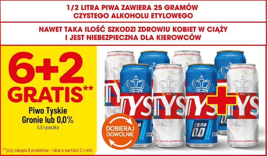 Piwo TYSKIE w ofercie sklepu POLOmarket