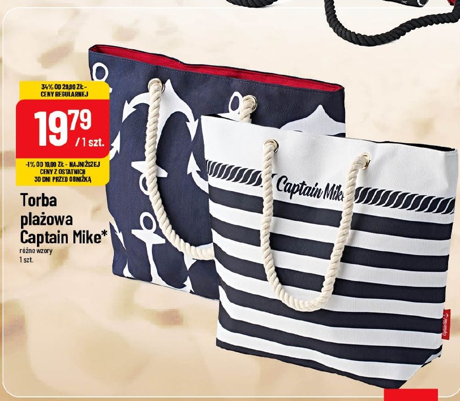 Torba plażowa Captain Mike w ofercie sklepu POLOmarket