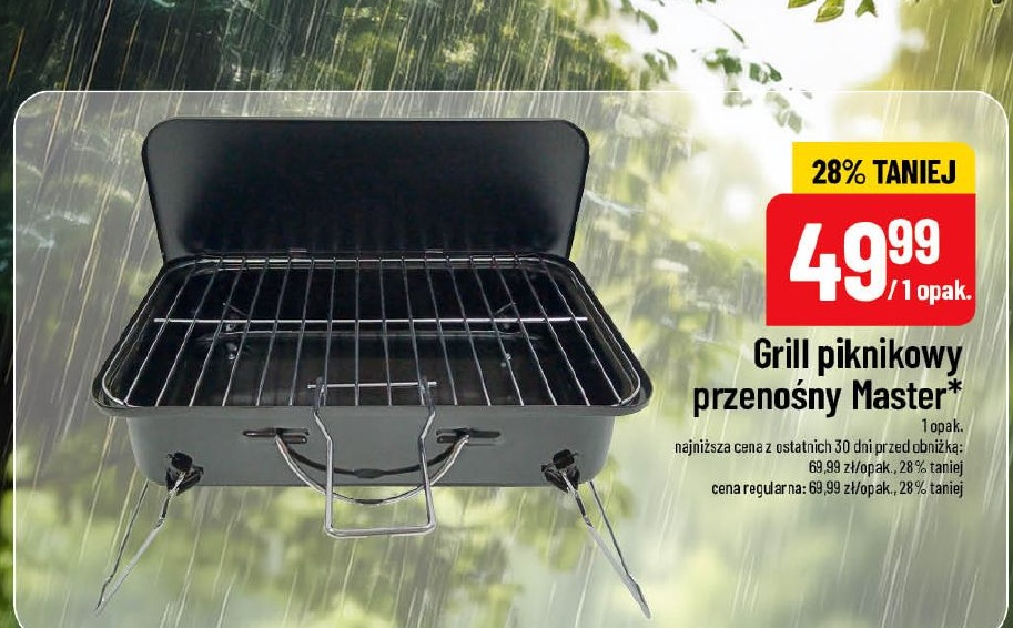 Grill piknikowy przenośny Master w ofercie sklepu POLOmarket