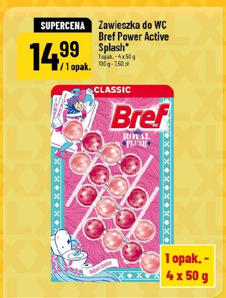 Zawieszka do WC Bref Power Active Splash w ofercie sklepu POLOmarket