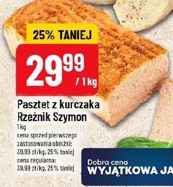 Pasztet z kurczaka Rzeźnik Szymon w ofercie sklepu POLOmarket