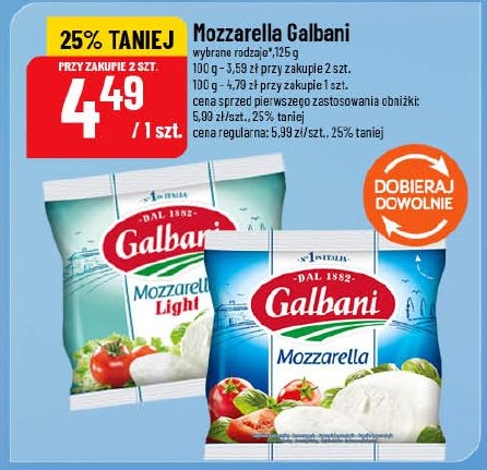 Mozzarella Galbani w ofercie sklepu POLOmarket