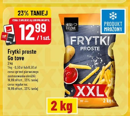 Frytki proste Go tove w ofercie sklepu POLOmarket