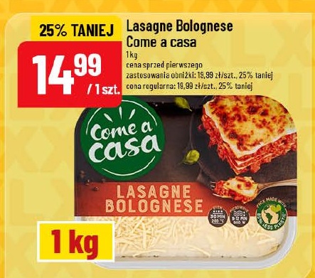 Lasagne Bolognese Come a casa w ofercie sklepu POLOmarket