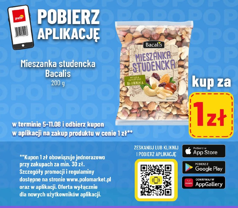 Mieszanka studencka Bacalis w ofercie sklepu POLOmarket