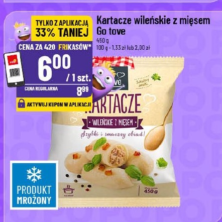 Kartacze wileńskie z mięsem Go tove w ofercie sklepu POLOmarket