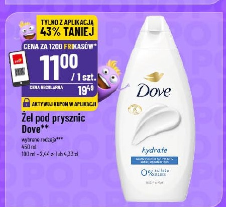 Żel pod prysznic Dove w ofercie sklepu POLOmarket