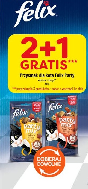 Przysmak dla kota Felix Party w ofercie sklepu POLOmarket