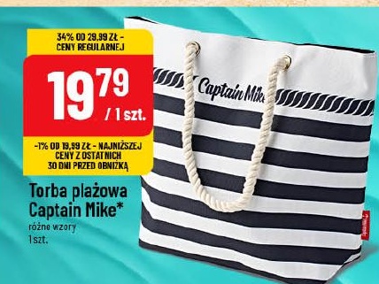 Torba plażowa Captain Mike w ofercie sklepu POLOmarket