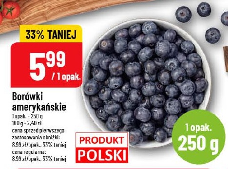 Borówki amerykańskie w ofercie sklepu POLOmarket