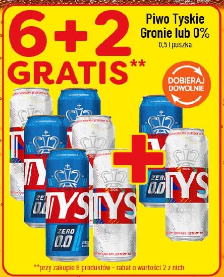 Piwo TYSKIE w ofercie sklepu POLOmarket