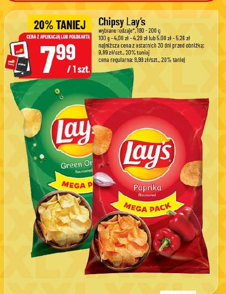 Chipsy Lay's w ofercie sklepu POLOmarket