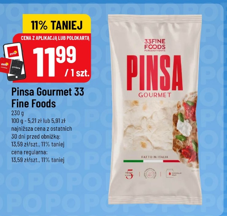 Pinsa Gourmet w ofercie sklepu POLOmarket
