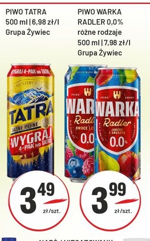 Piwo w ofercie sklepu Sedal