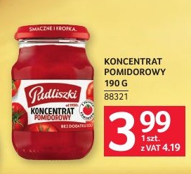 Koncentrat pomidorowy Pudliszki w ofercie sklepu SELGROS