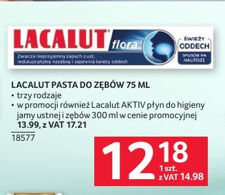 Pasta do zębów Lacalut w ofercie sklepu SELGROS