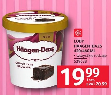 Lody Häagen Dazs w ofercie sklepu SELGROS